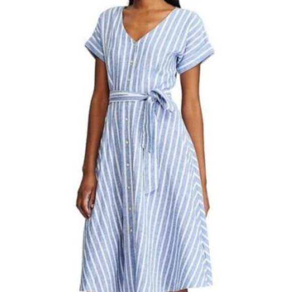 Ralph Lauren Dresses & Skirts - Ralph Lauren Chaps Striped dress L